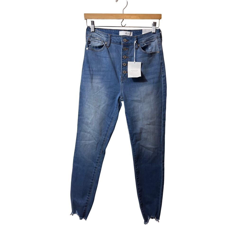 NEW KANCAN | denim blue jeans 9/28 9 28 high rise super skinny
